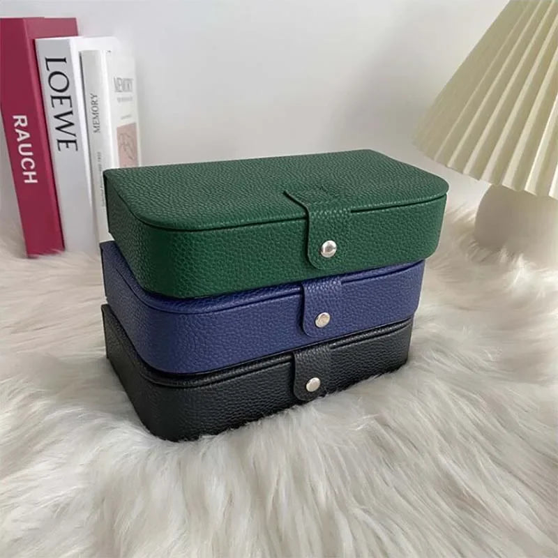 PU Leather Travel Jewelry Case