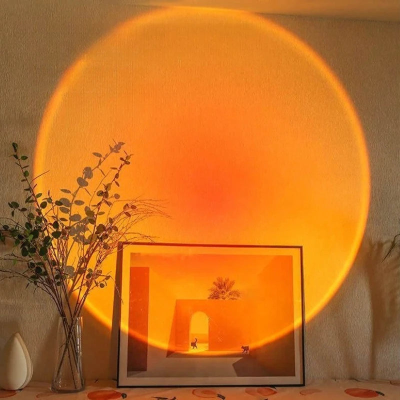 USB Sunset Lamp - Ambient Mood Projector