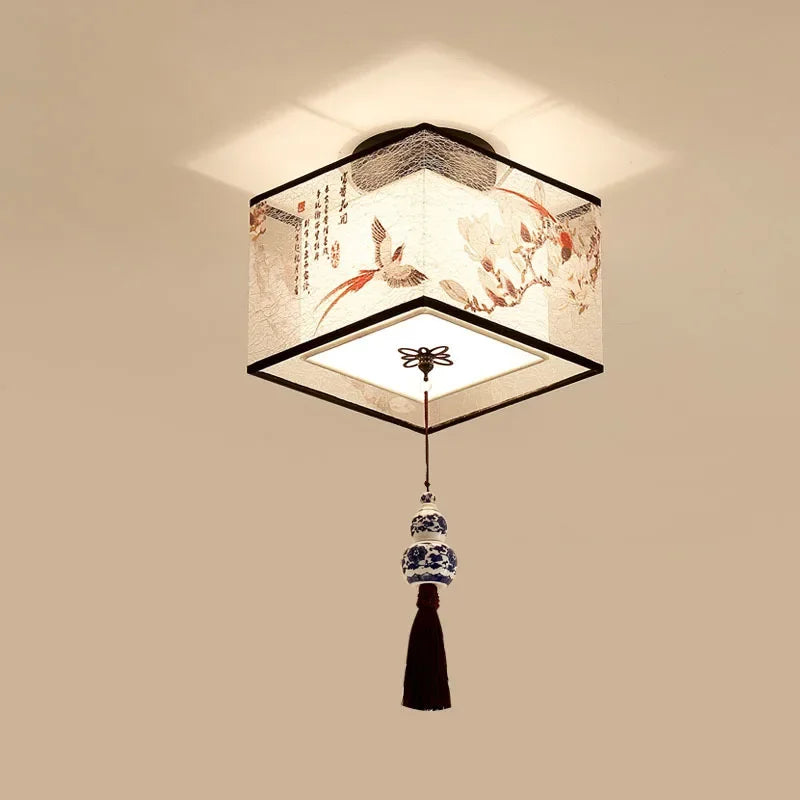 Chinese Lotus Pendant Ceiling Light