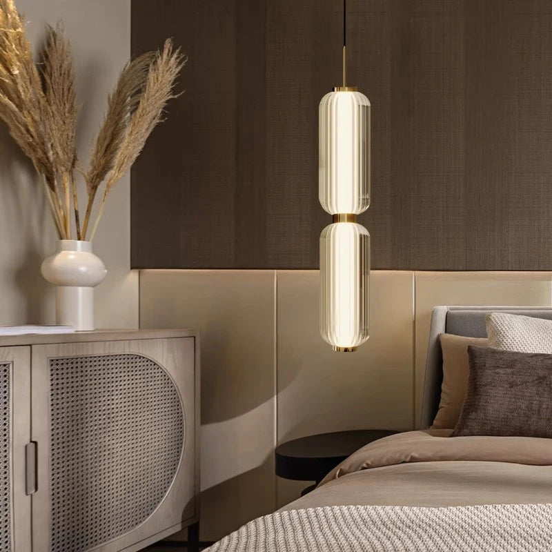 Minimalist Long Glass Pendant Lamp