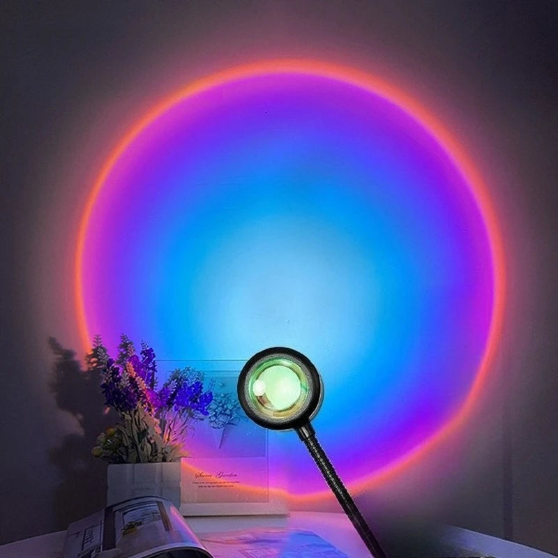 USB Sunset Lamp - Ambient Mood Projector
