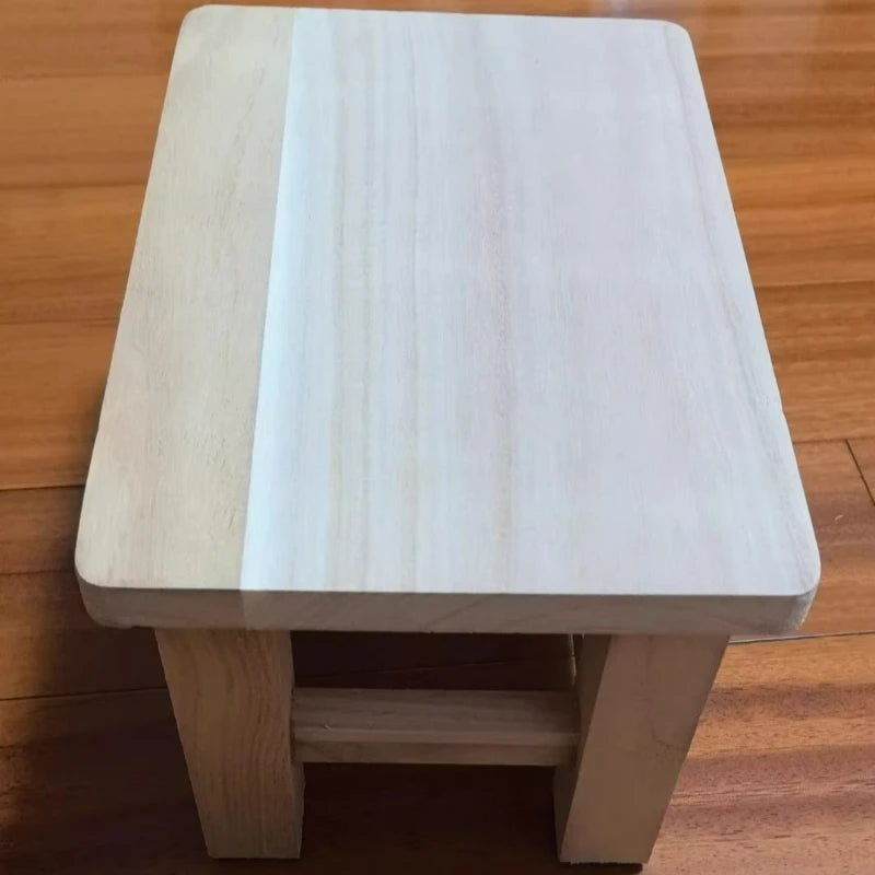 Paulownia Wood Shoe Stool
