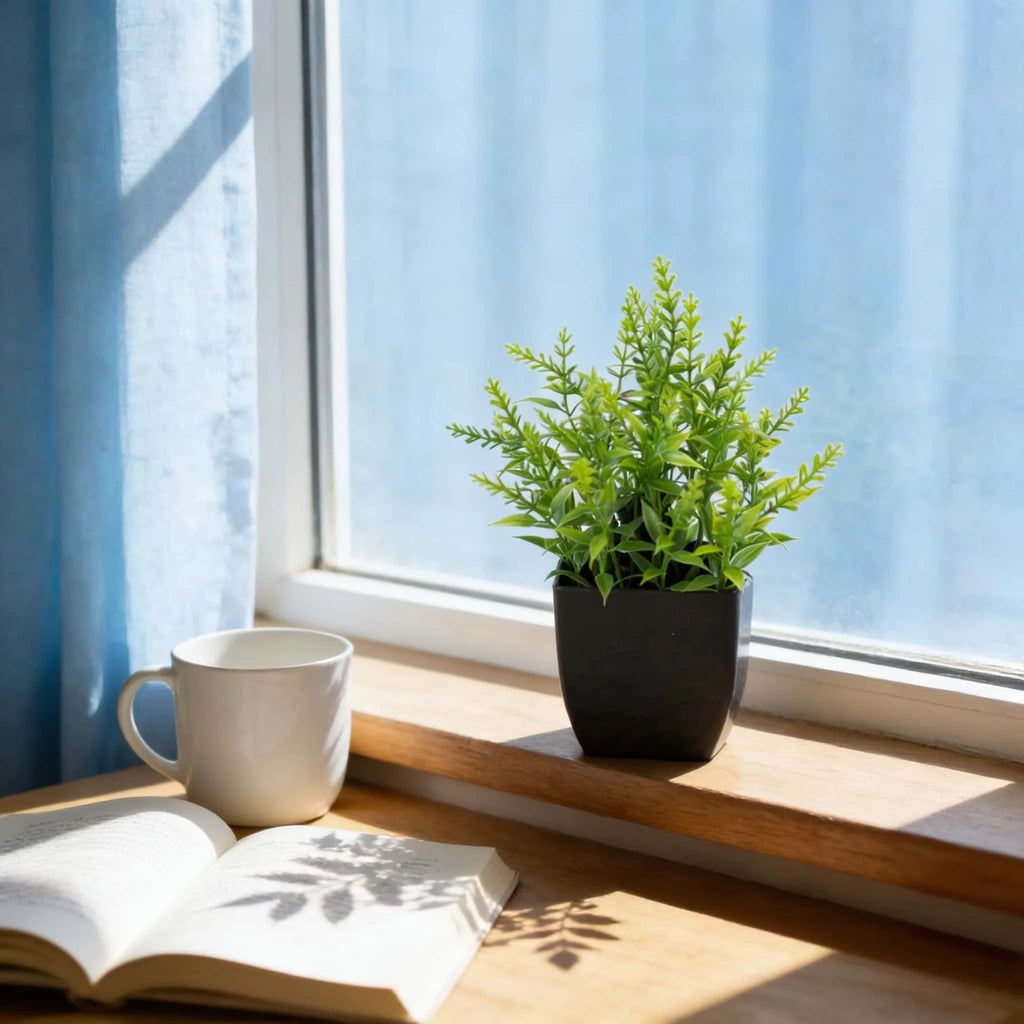 Mini Faux Eucalyptus Potted Plant