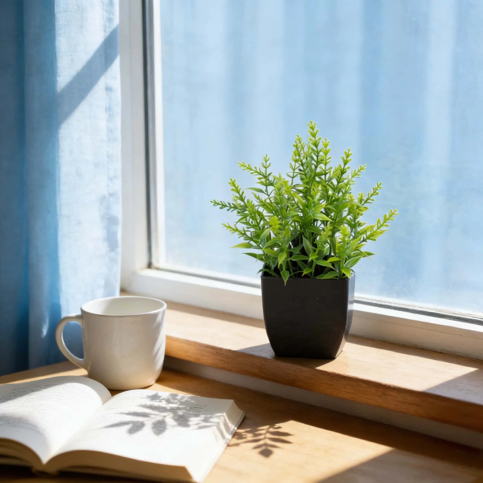 Mini Faux Eucalyptus Potted Plant