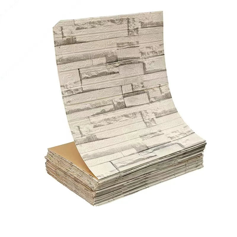 3D Brick Self-Adhesive Waterproof Wallpaper