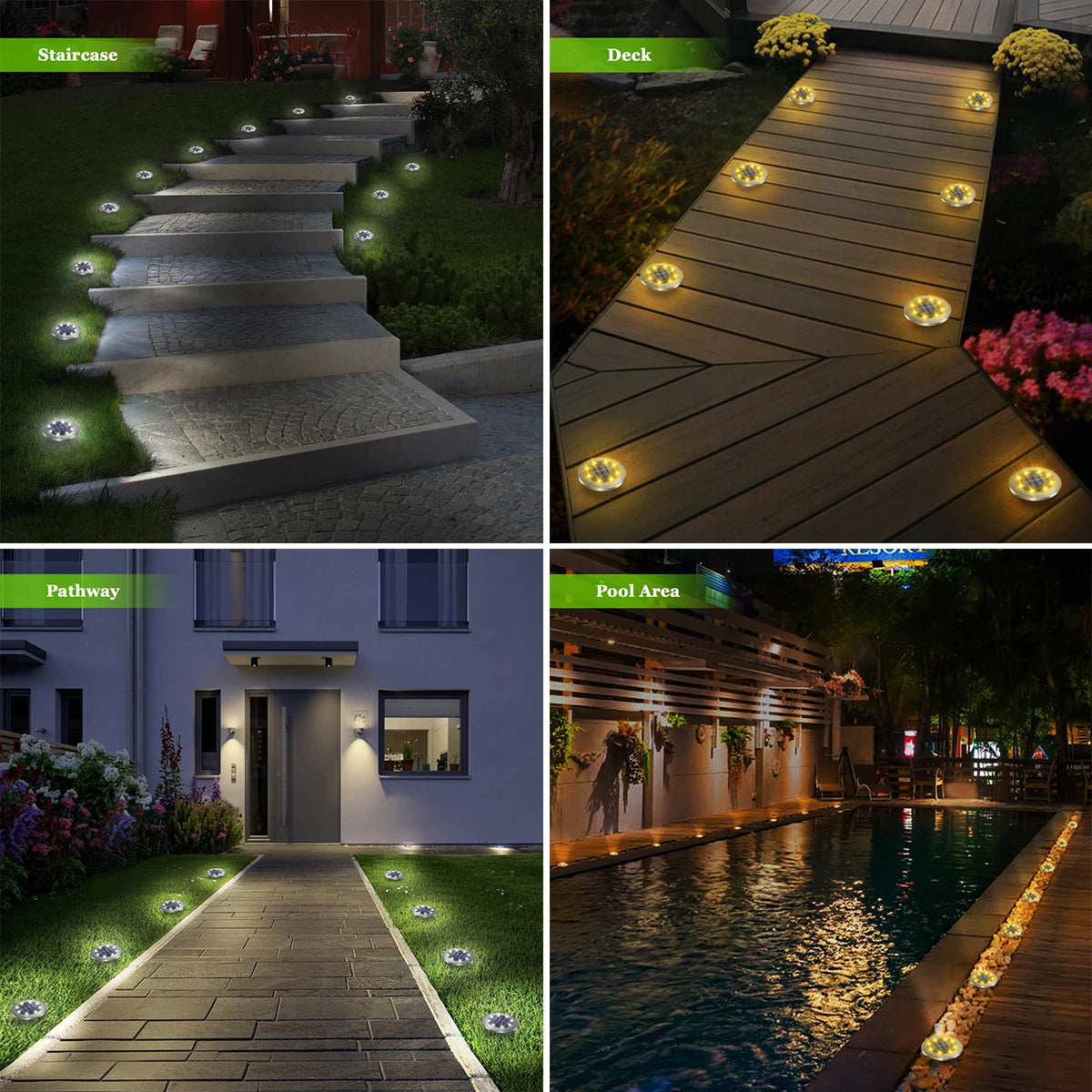 Solar In-Ground Path Lights