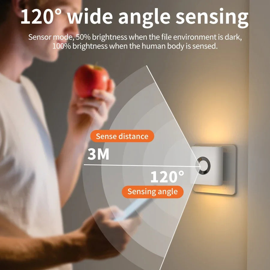 Plug-In Motion Sensor Night Light