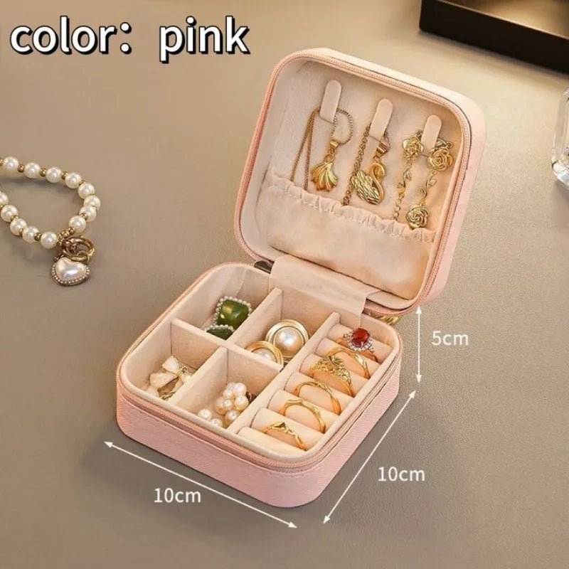Mini Leather Jewelry Case