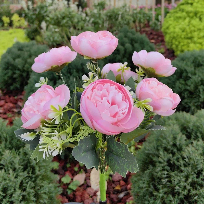 7-Head Camellia Solar Light