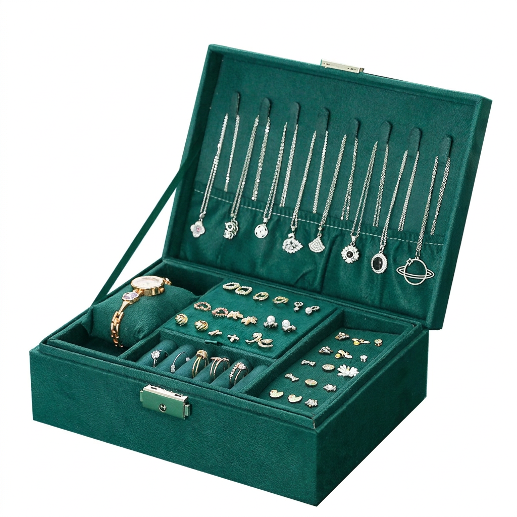 2-Layer Flannel Jewelry Box