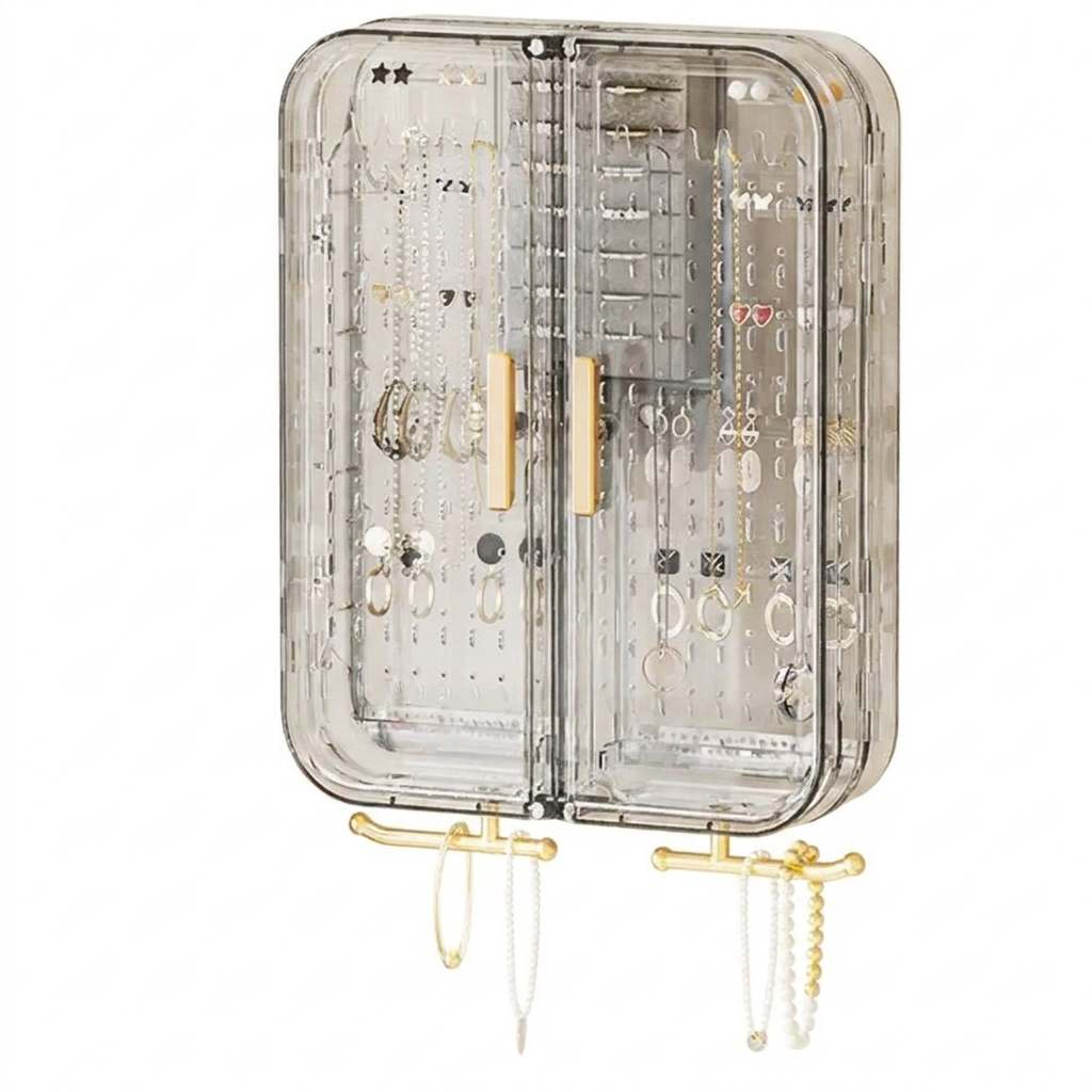 Wall-Mounted Jewelry Display Shelf