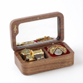 Walnut Music Ring Box
