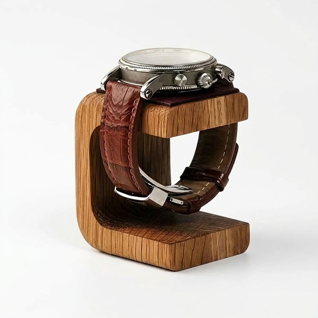 Solid Wood Watch Stand