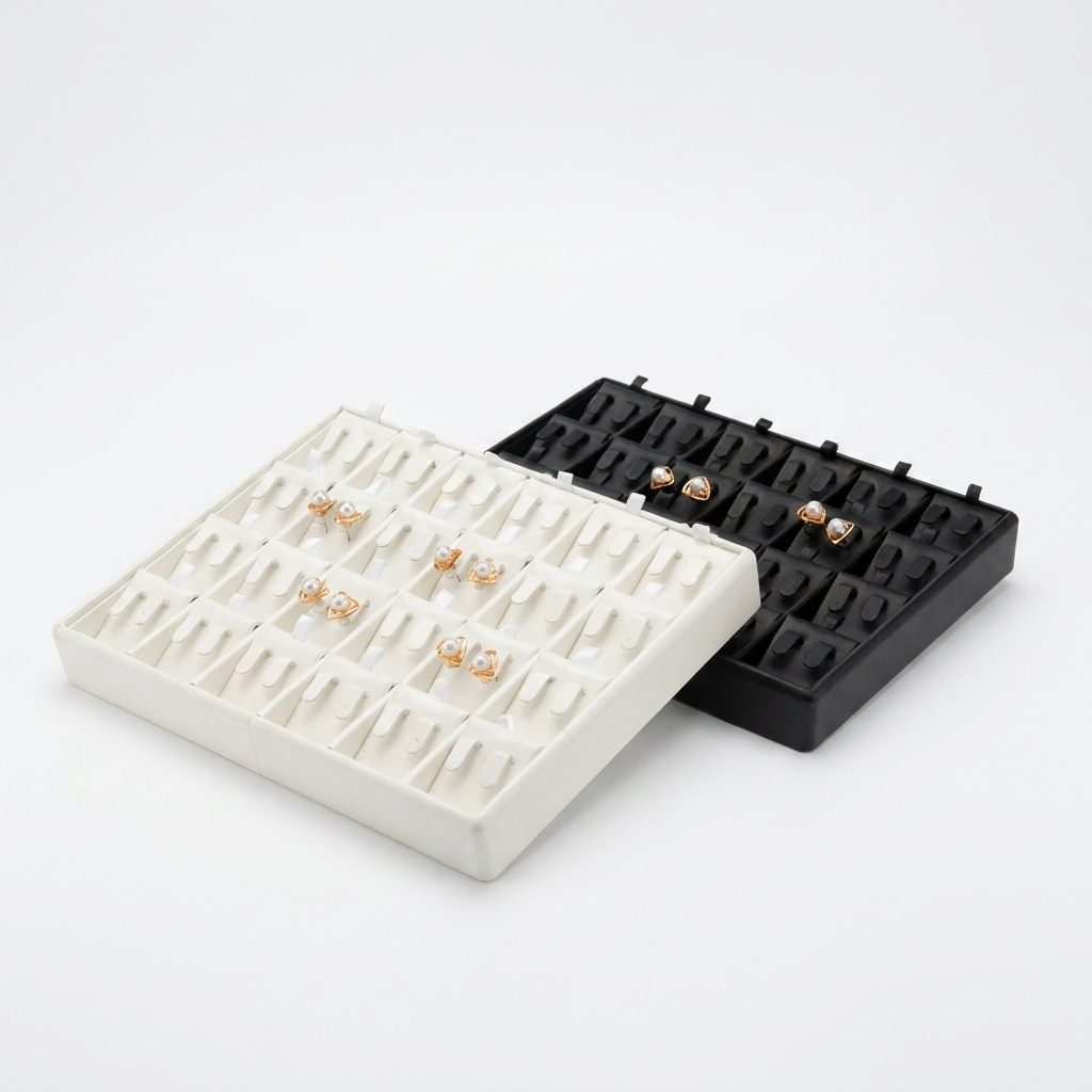 Stackable Leather Ring Tray