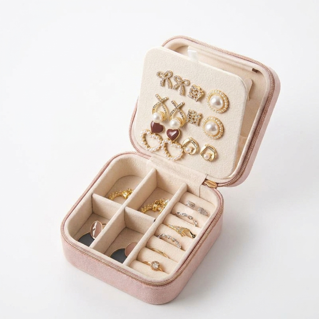 Mini Leather Jewelry Case