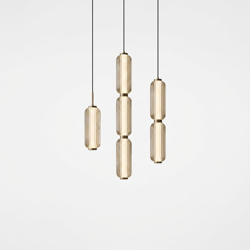 Minimalist Long Glass Pendant Lamp