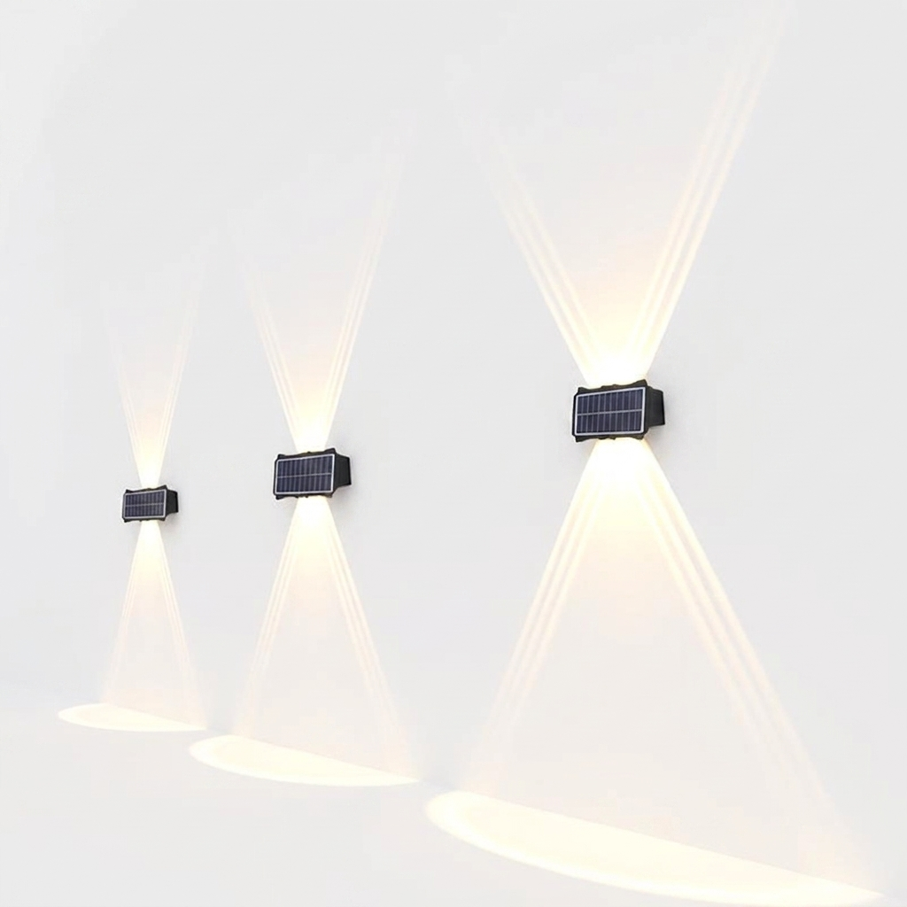 Solar Garden Fence Wall Light