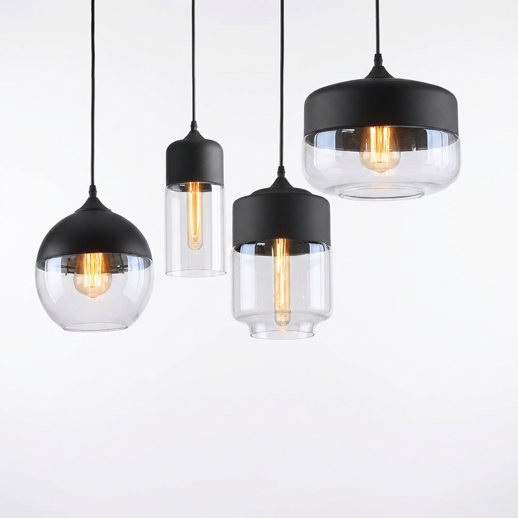 Modern Glass Hanging Pendant Lamp