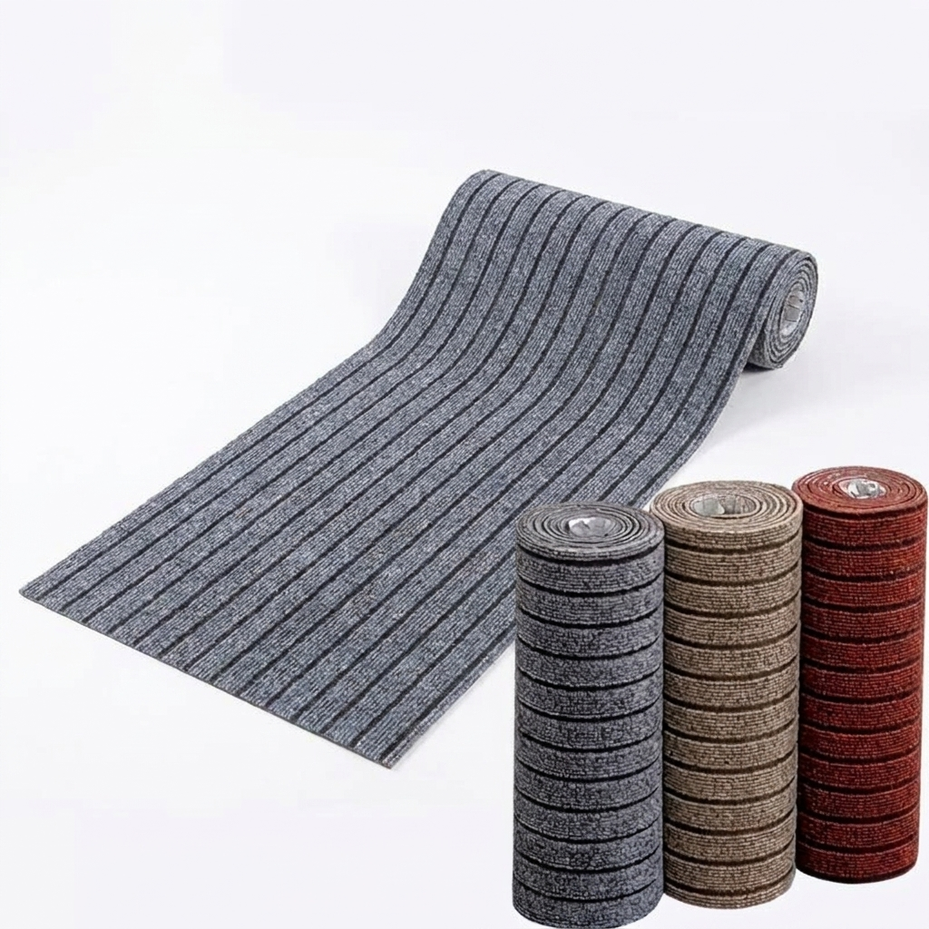 Striped Non-Slip Kitchen Runner Mat