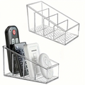 Clear Remote Control Holder - 4 Slots