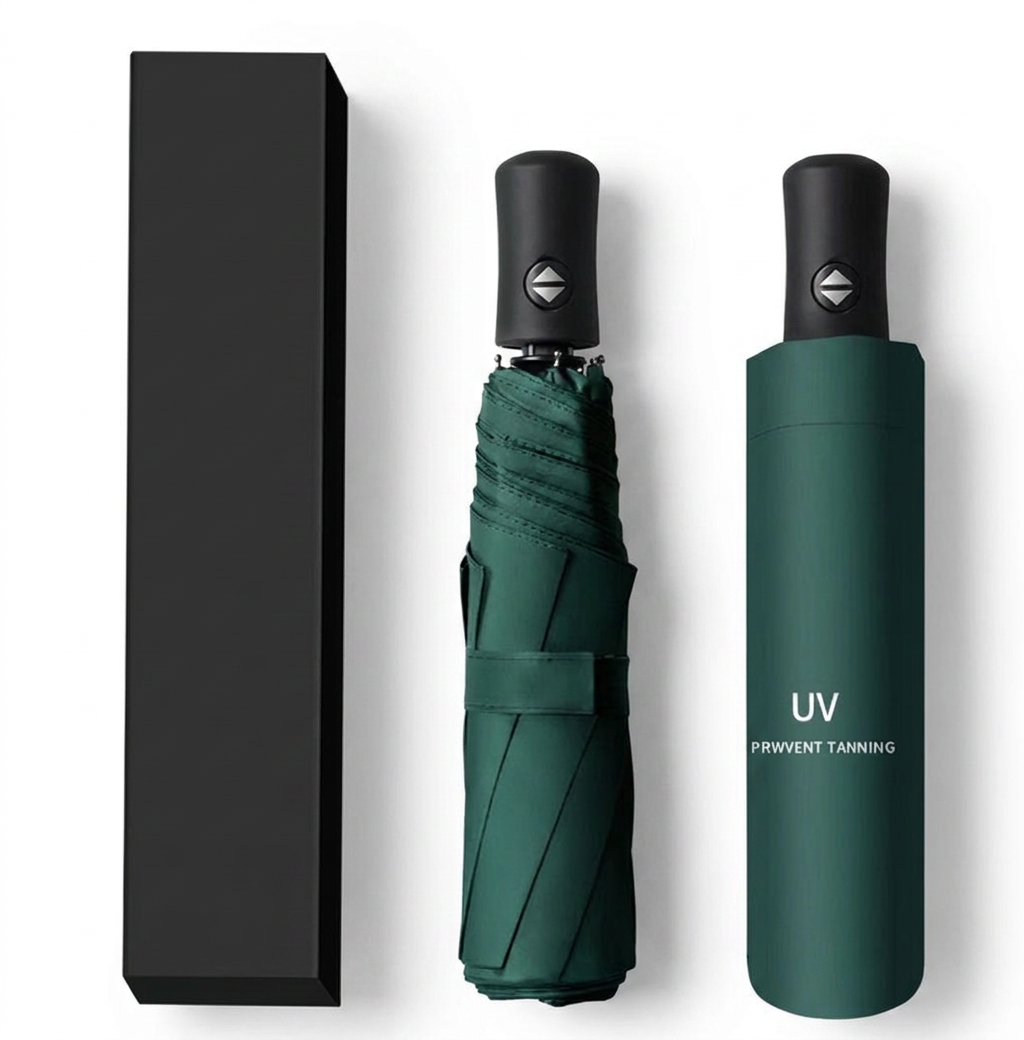 Automatic Folding UV Sun & Rain Umbrella