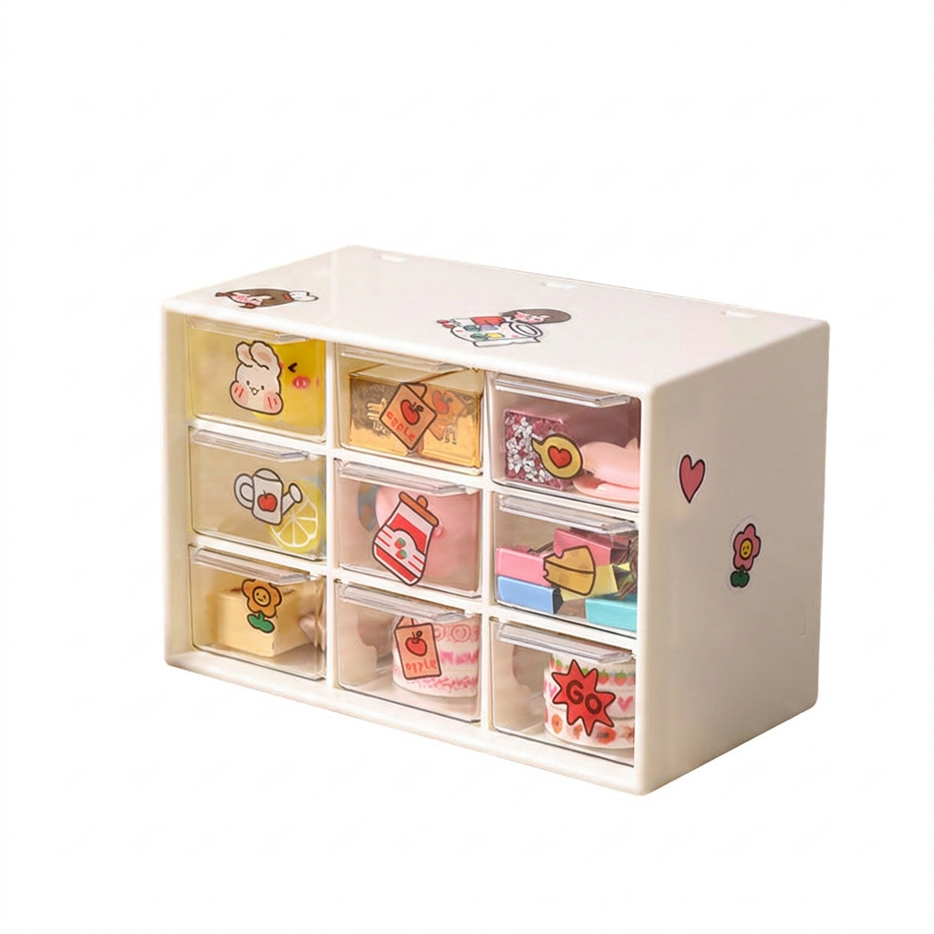 Pull-Out Dustproof Desktop Storage Box