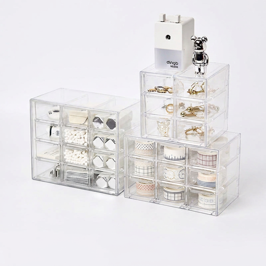 6/12-Grid Dustproof Drawer Organizer