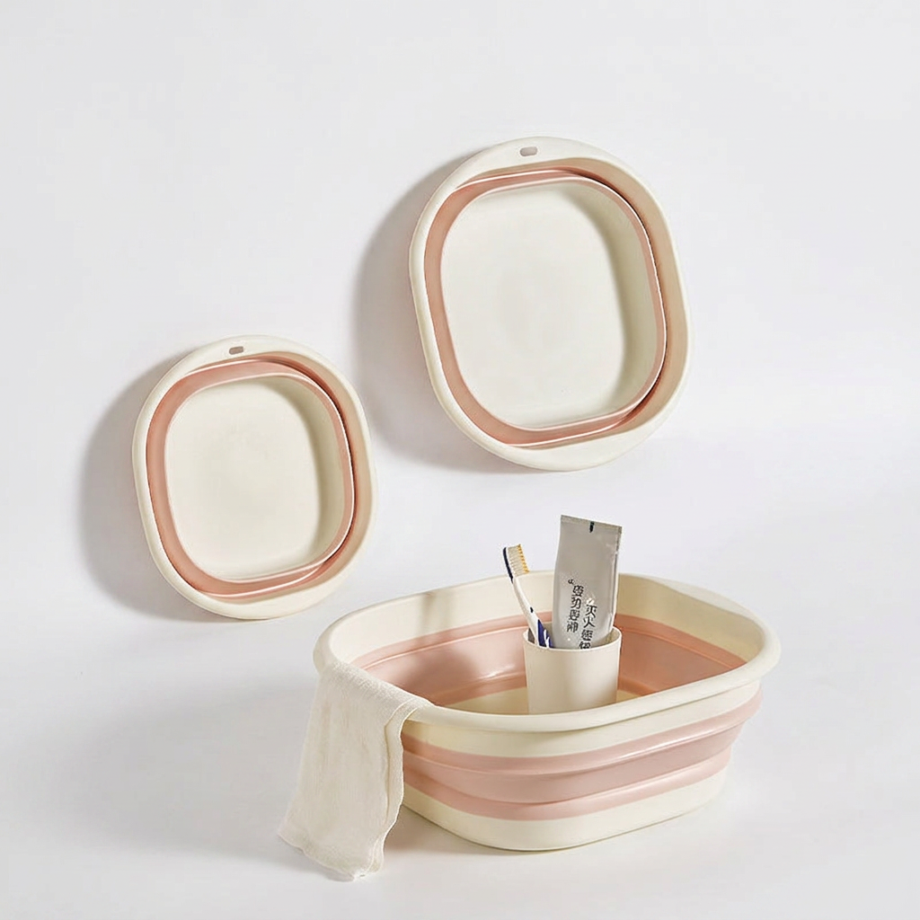 Collapsible Silicone Washing Basin
