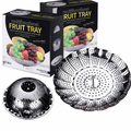 Retractable Stainless Steel Steamer Basket