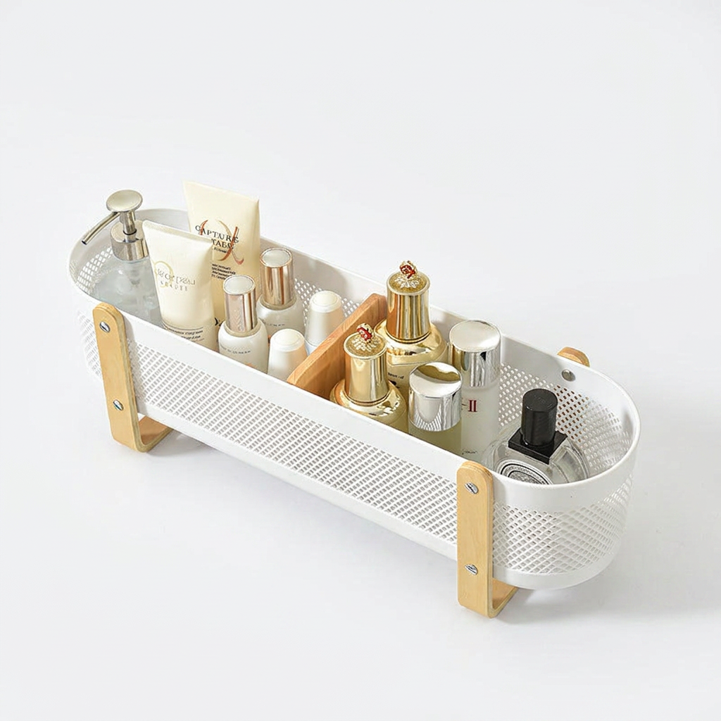 Large Partitioned Storage Basket