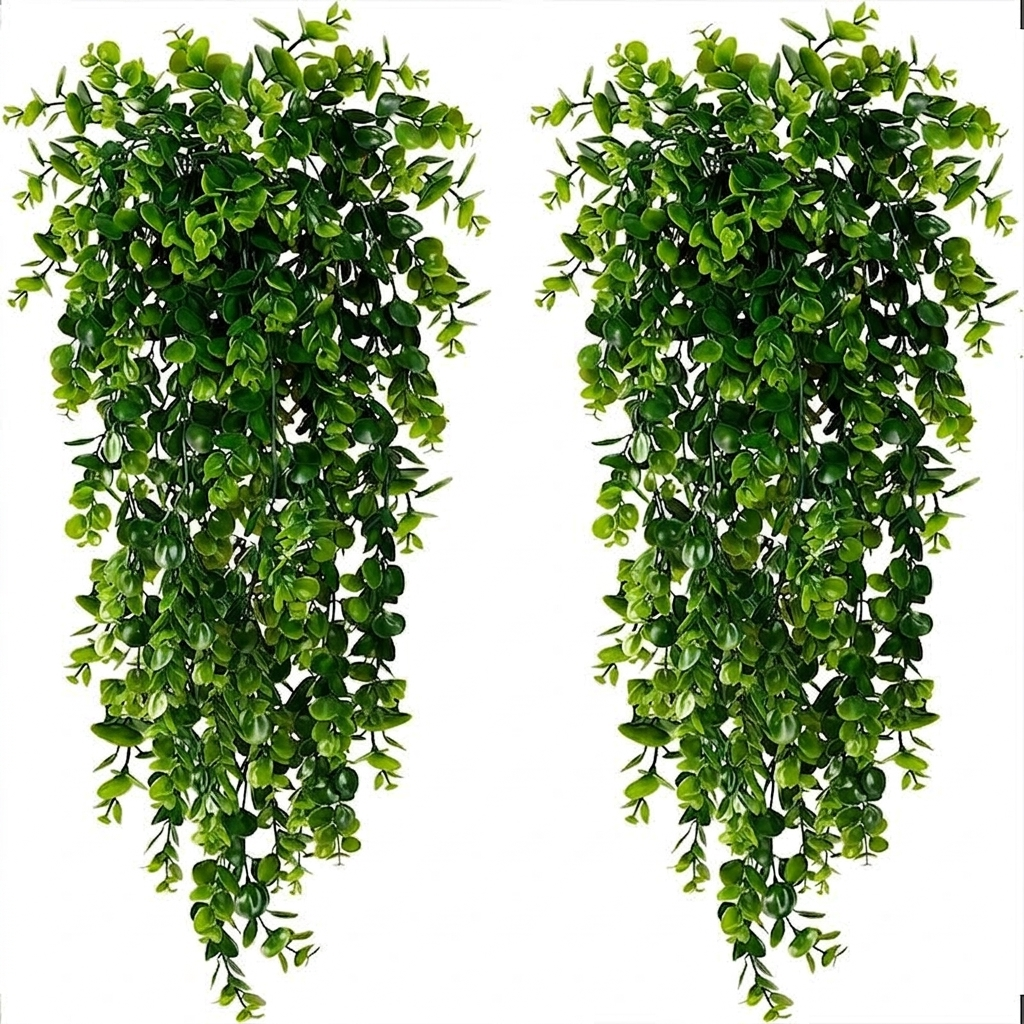Faux Eucalyptus Hanging Vine - UV Resistant
